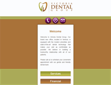 Tablet Screenshot of myvictoriadental.com